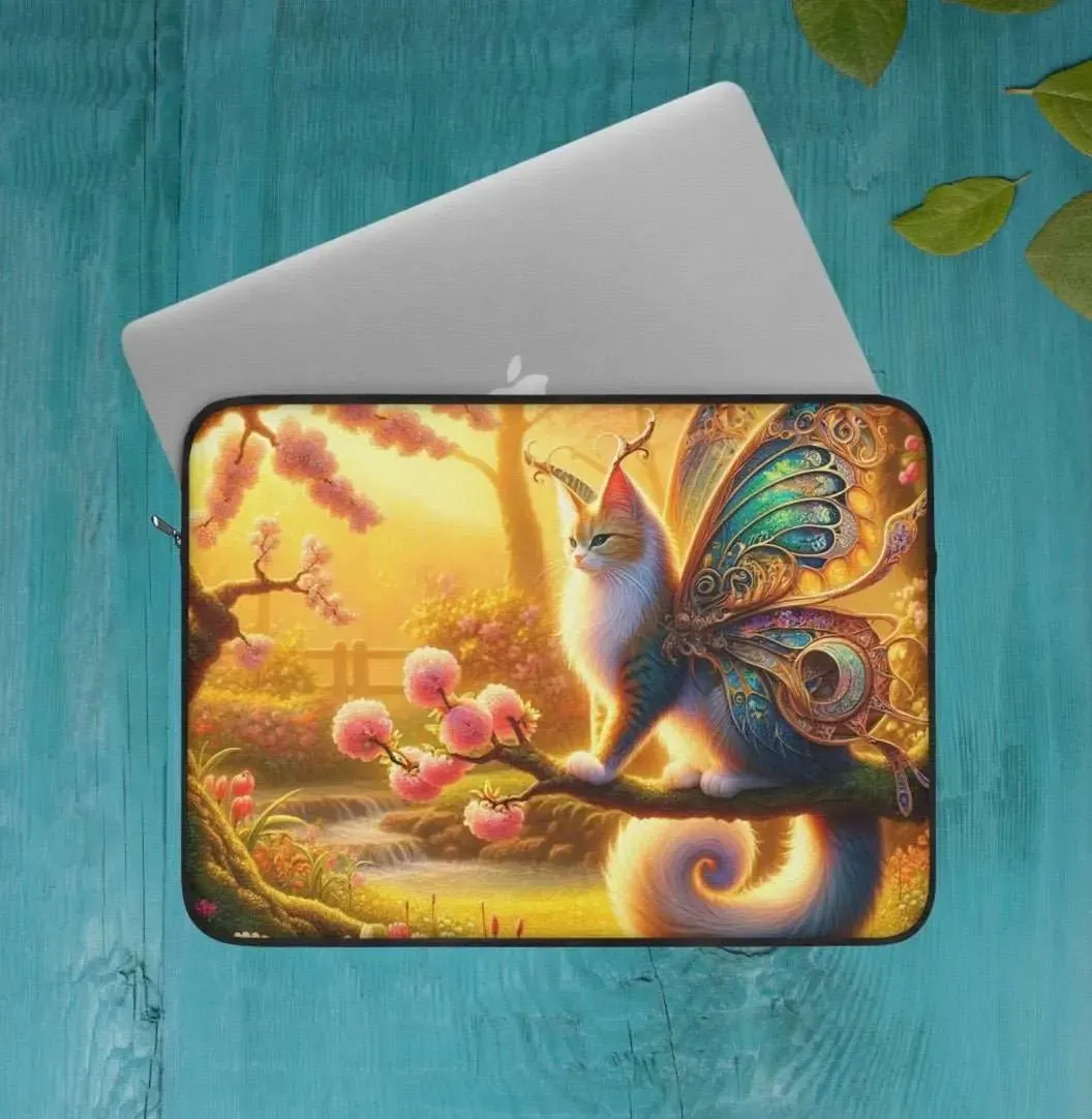 Golden Cat Fairy - Laptop Sleeve