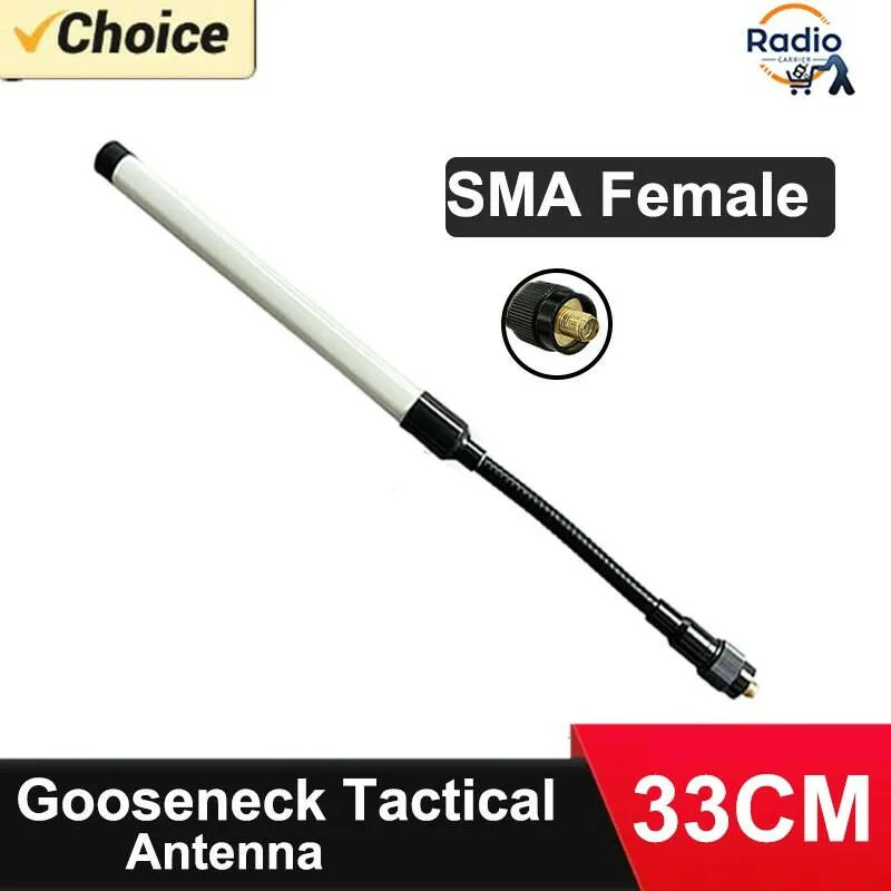 Gooseneck Tactical Foldable Antenna VHF UHF Dual Band For Baofeng Walkie Talkies UV-5R UV-82 UV-9R PLUS UV-XR WOUXUN Accessories