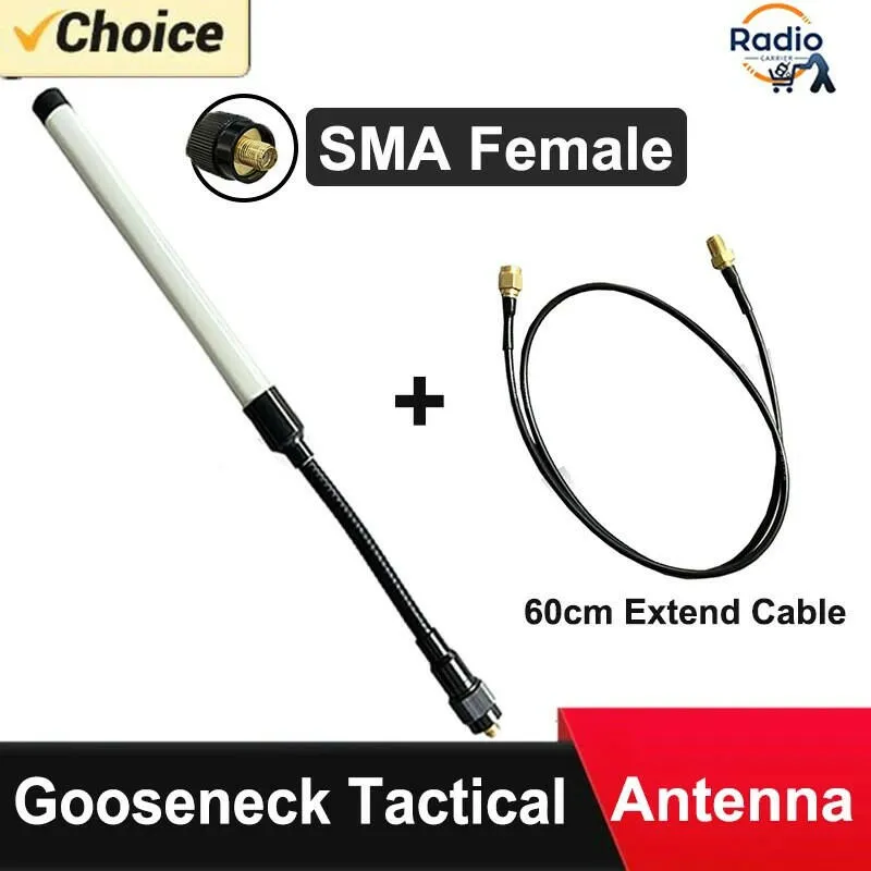 Gooseneck Tactical Foldable Antenna VHF UHF Dual Band For Baofeng Walkie Talkies UV-5R UV-82 UV-9R PLUS UV-XR WOUXUN Accessories