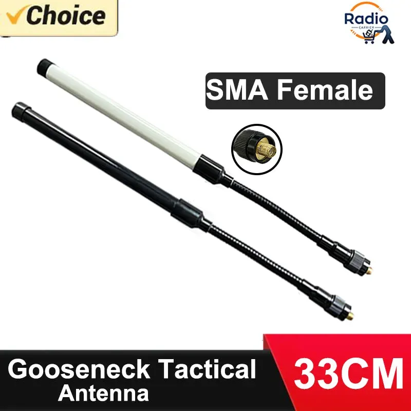 Gooseneck Tactical Foldable Antenna VHF UHF Dual Band For Baofeng Walkie Talkies UV-5R UV-82 UV-9R PLUS UV-XR WOUXUN Accessories