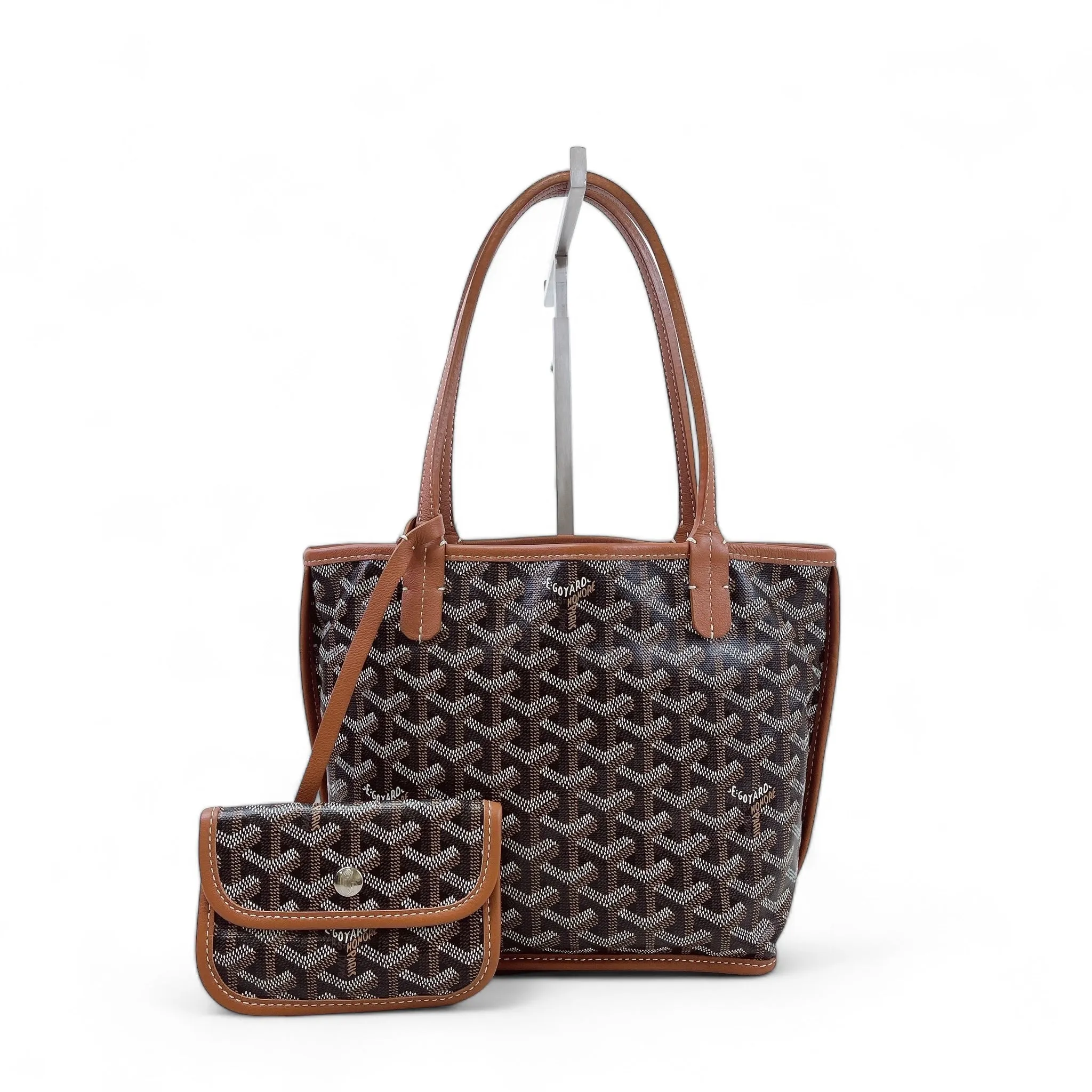 Goyard Anjou Reversible Mini Tote Goyardine Canvas