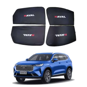 Haval H6 Foldable & Flexible Side Sunshade With Logo - Model 2021-2024 - Sun Shade | Parda