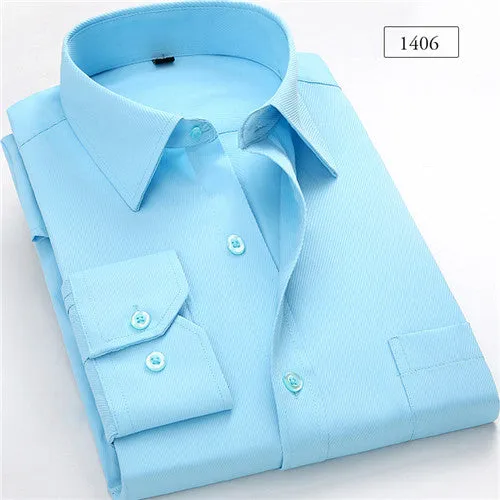 High Quality Solid Long Sleeve Shirt #140XX