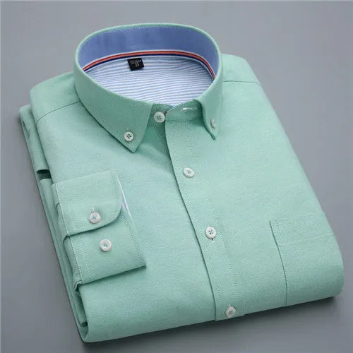 High Quality Solid Long Sleeve Shirt #710XX