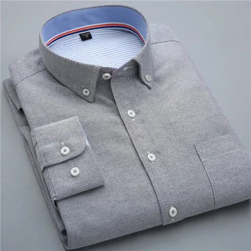 High Quality Solid Long Sleeve Shirt #710XX