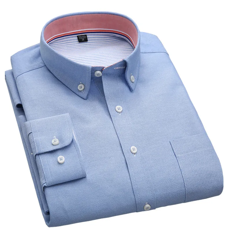 High Quality Solid Long Sleeve Shirt #710XX