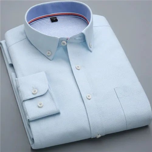 High Quality Solid Long Sleeve Shirt #710XX