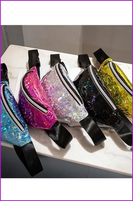 Hologram Fanny Pack Waist Bag F119