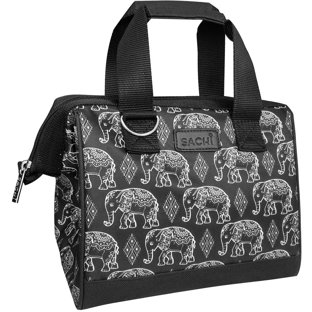 Insulated Lunch Bag - Boho Elephants