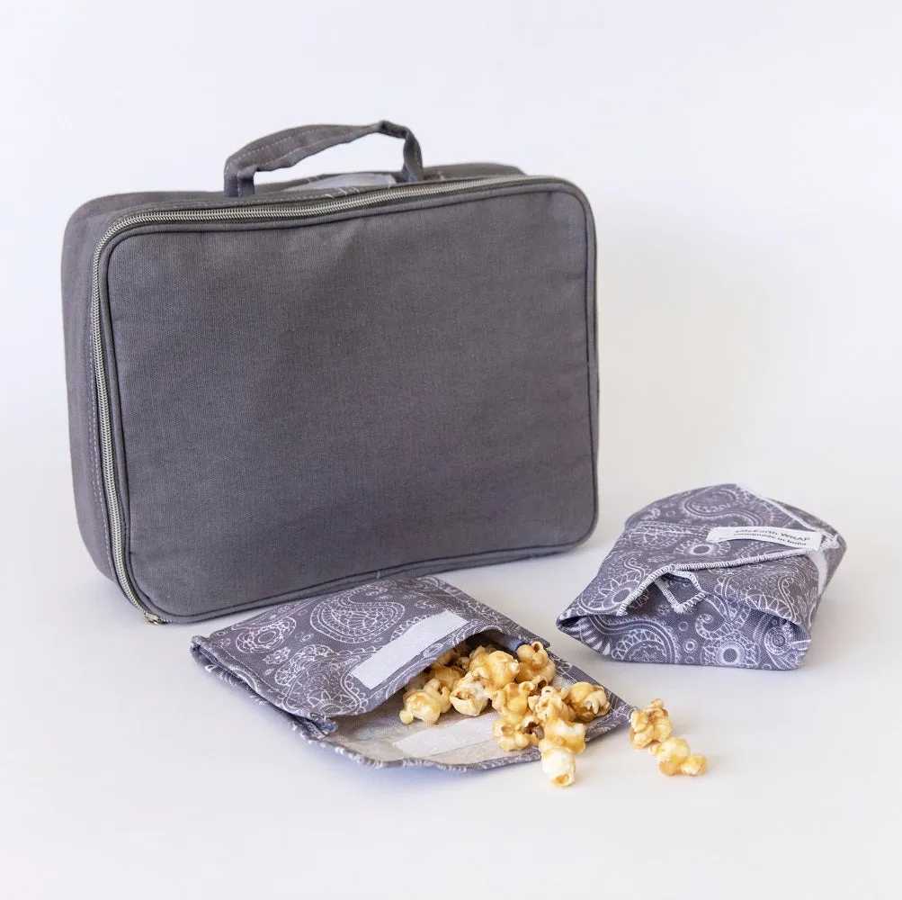 Insulated Lunch Bag - Grey