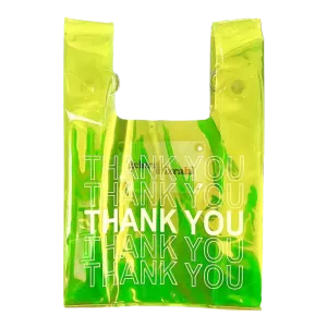 ITSY BITSY MICRO MINI THANK YOU NEON GREEN BAG