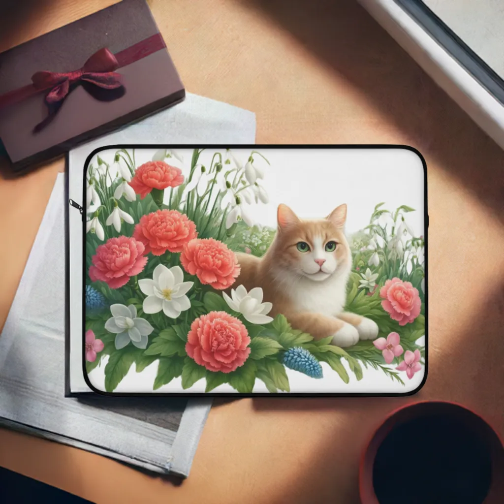 January- Cat Lover - Laptop Sleeve