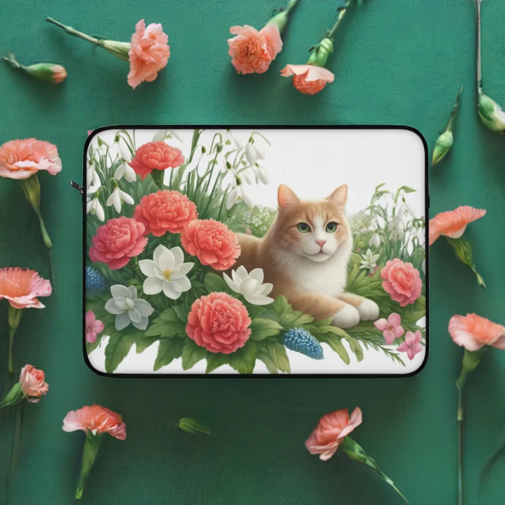 January- Cat Lover - Laptop Sleeve