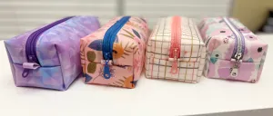 Jelly Toiletry Boxy Bag - Flirty Plaid