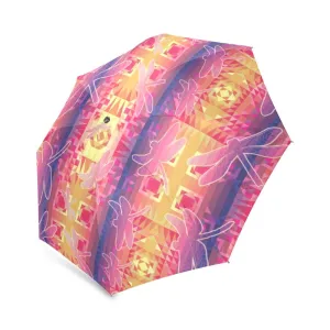 Kaleidoscope Dragonfly Foldable Umbrella