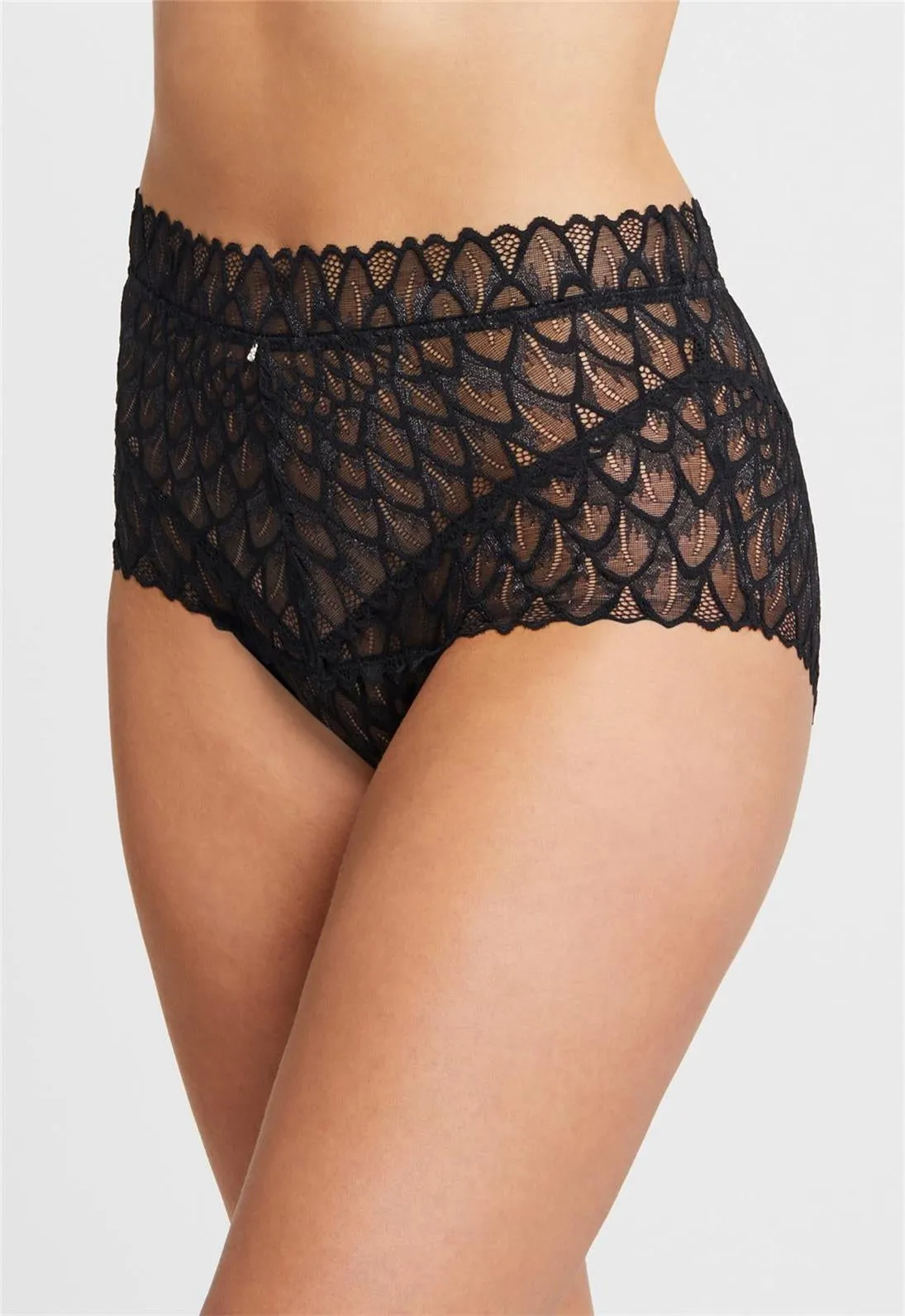 Lacy High Waist Brief