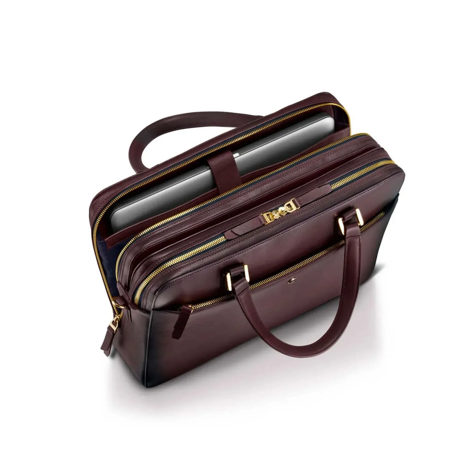 Lapis Bard Ducorium Chester 14inch Slim Laptop Business Bag - Bordeaux