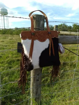 Large Cowhide Shoulder Bag