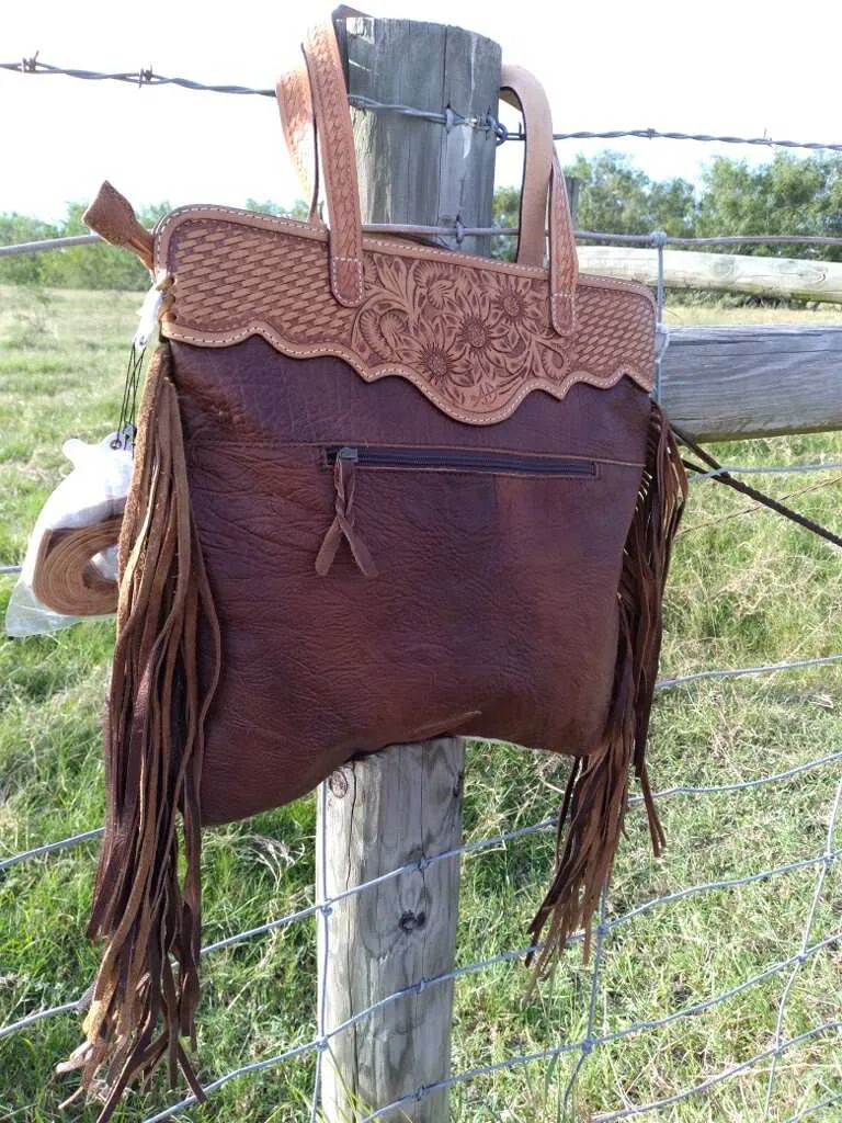 Large Cowhide Shoulder Bag