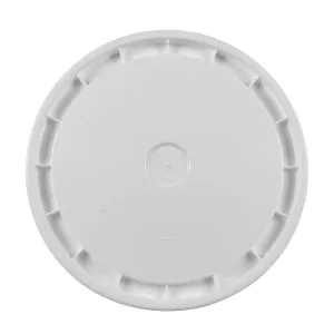 Leaktite Universal Plastic Bucket Lid For 5-Gallon Buckets Snap-On 12-In White