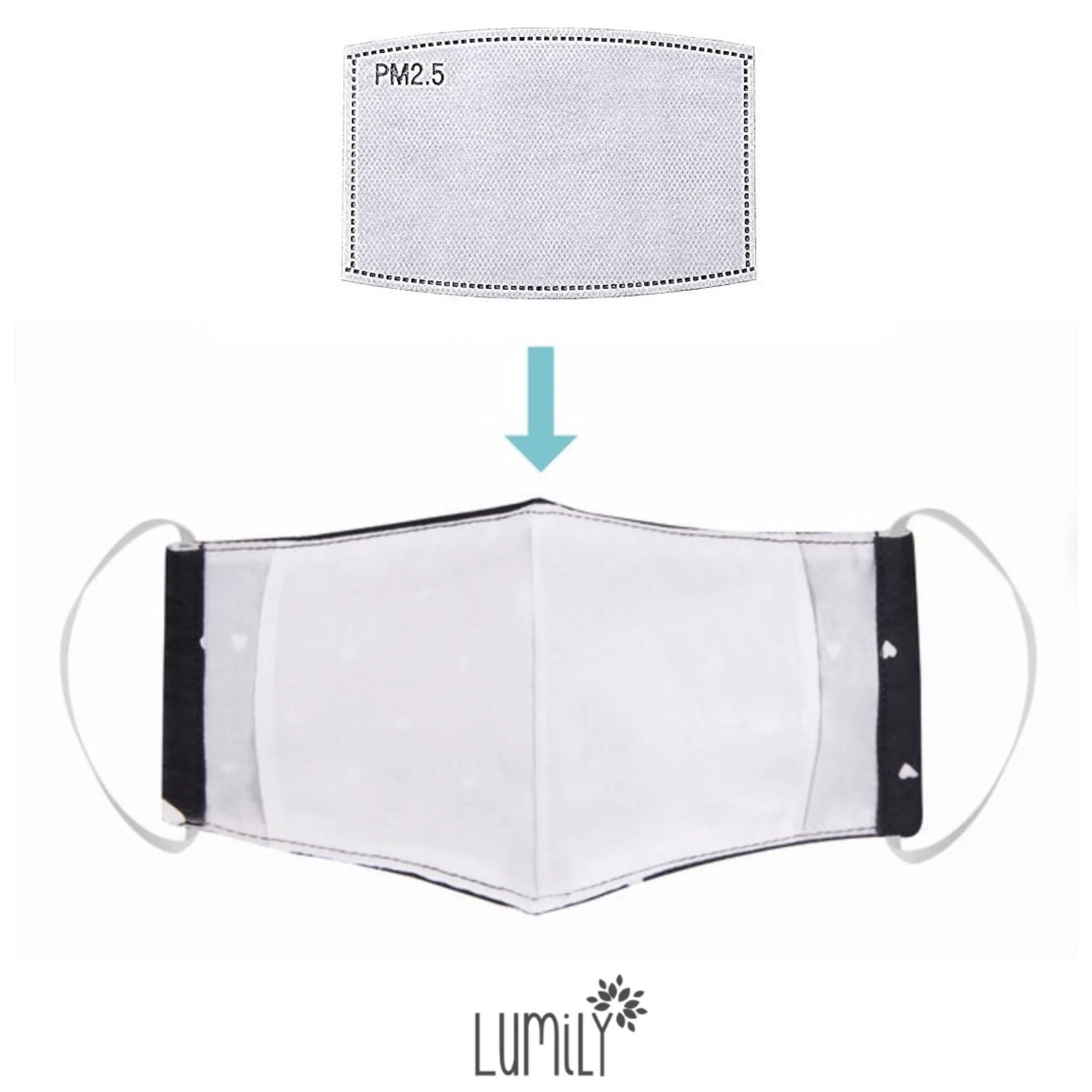 Linen Unisex Face Mask with Filter Pocket - Thailand