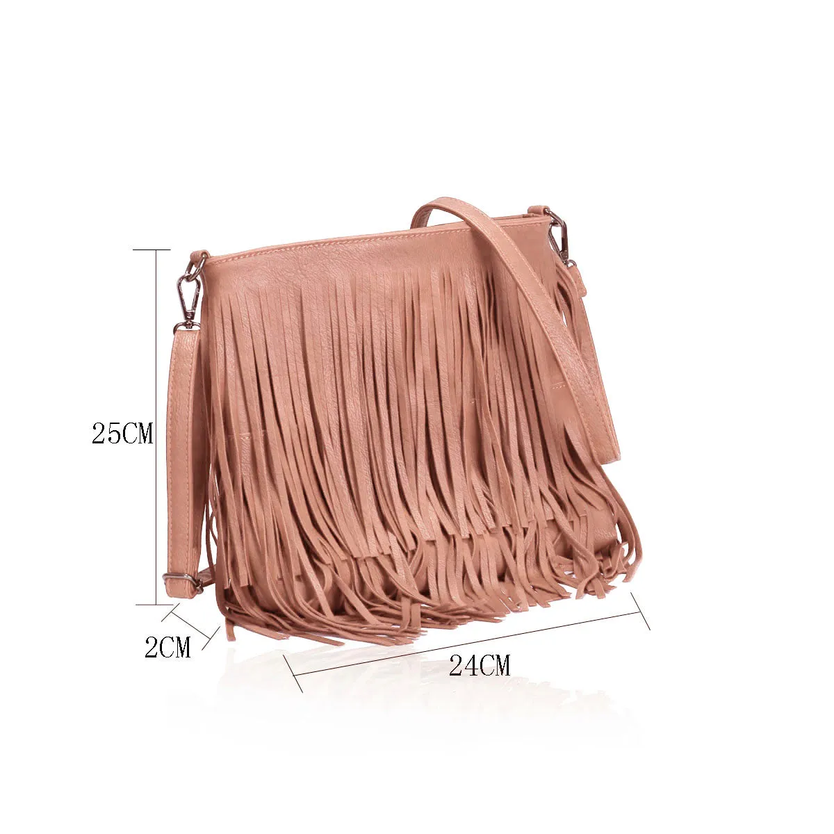 LYDC Crossbody Stylish Fringe Bag