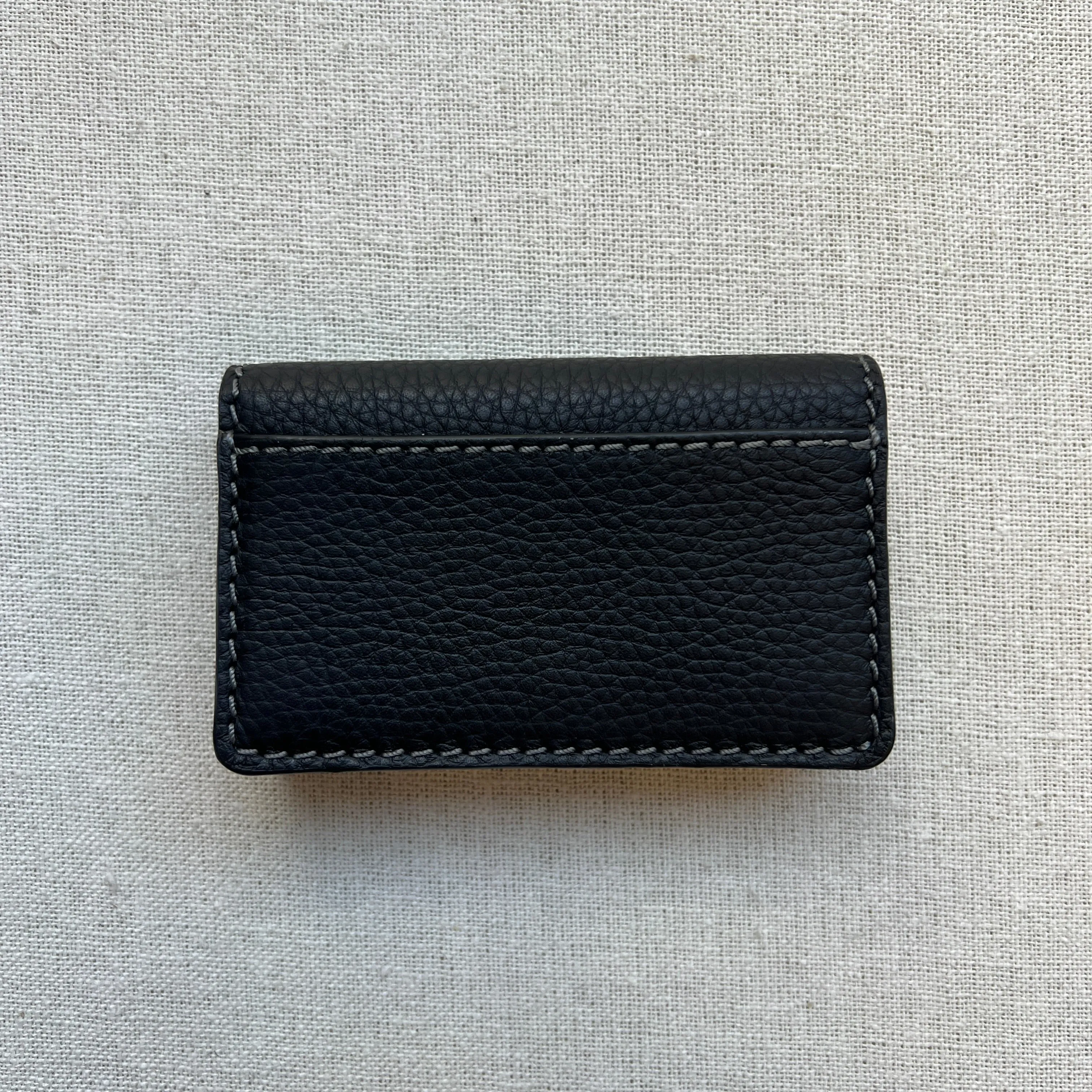 Marcie Flap Card Holder, Black