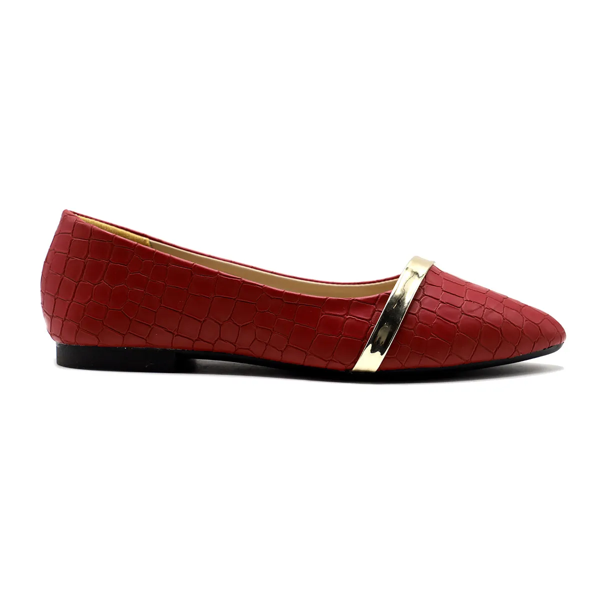 Maroon Casual Pumps 090846