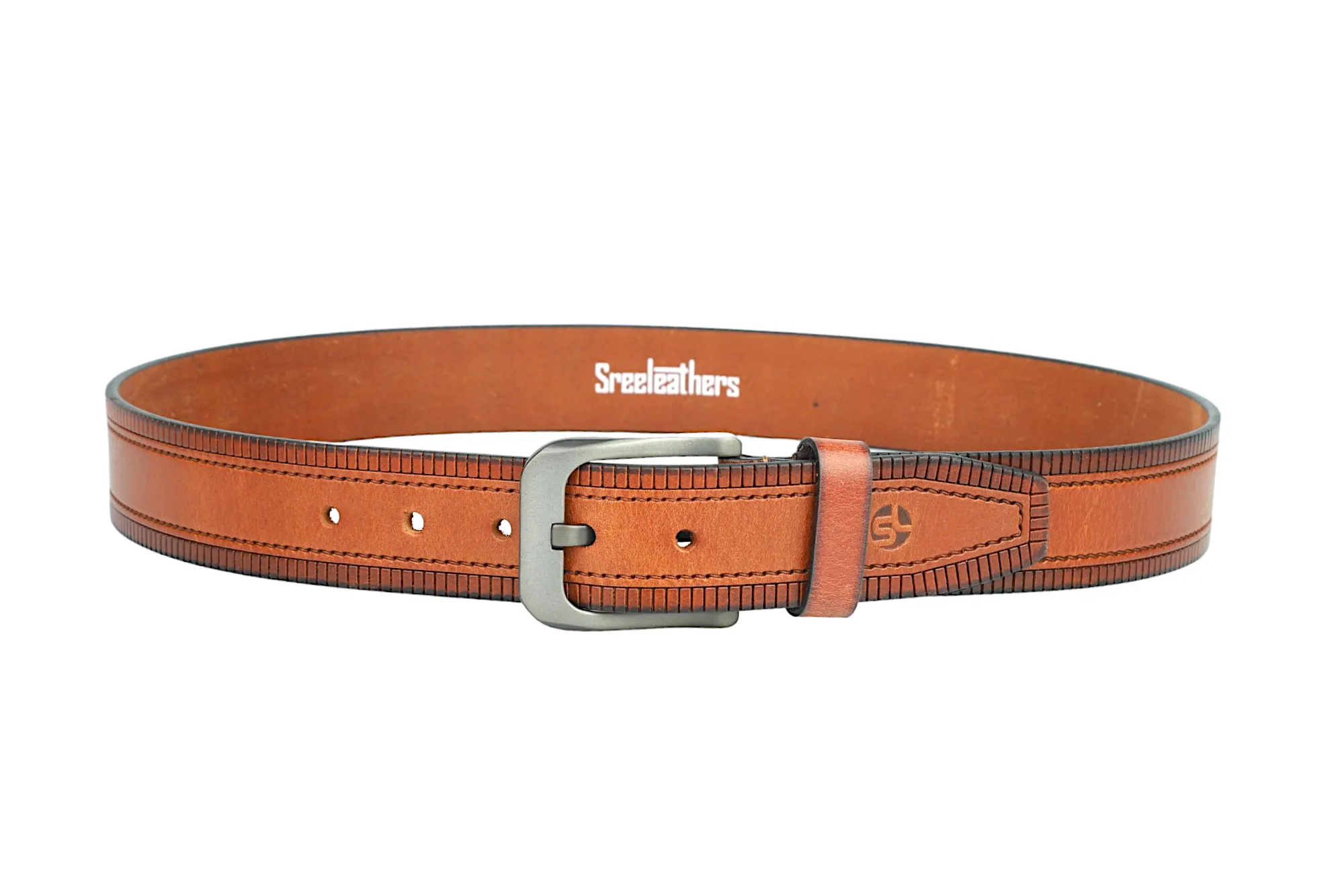 Mens Leather Casual Belt 90809