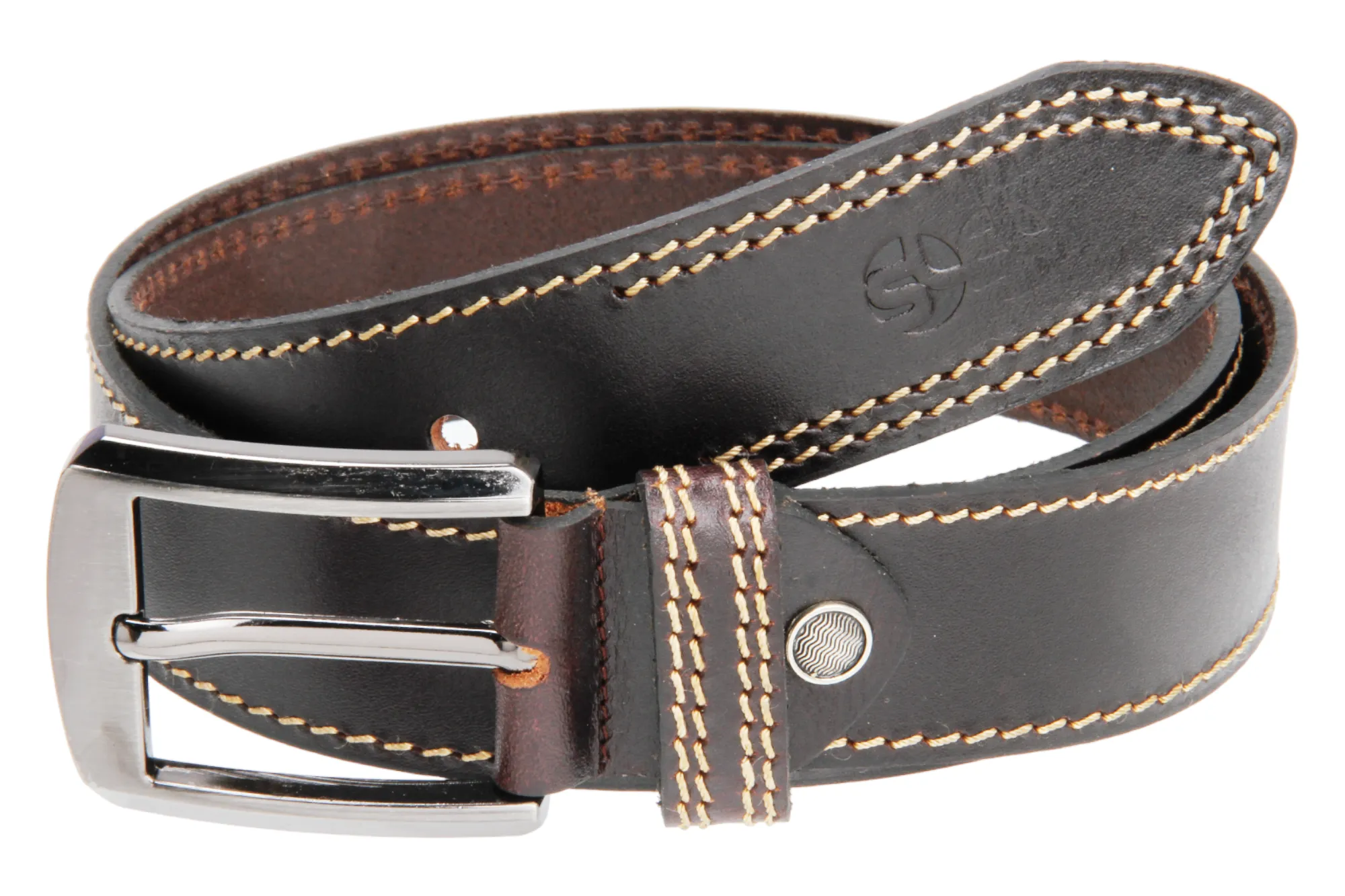 MENS LEATHER CASUAL BELT 996426