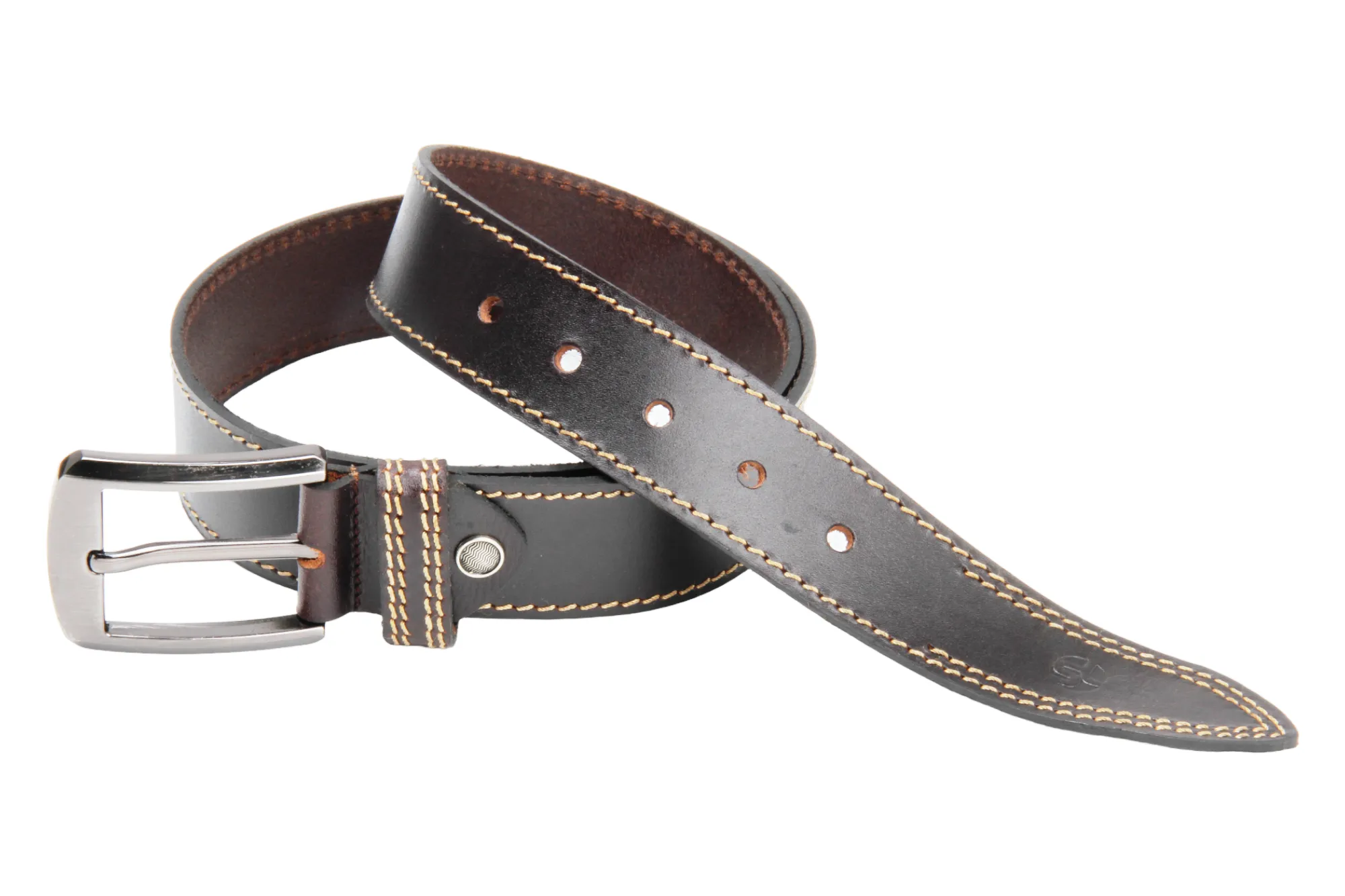 MENS LEATHER CASUAL BELT 996426