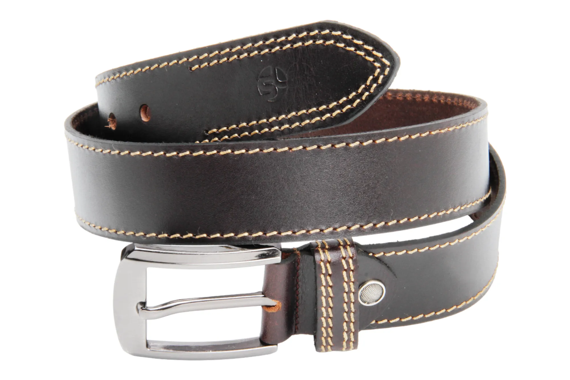 MENS LEATHER CASUAL BELT 996426