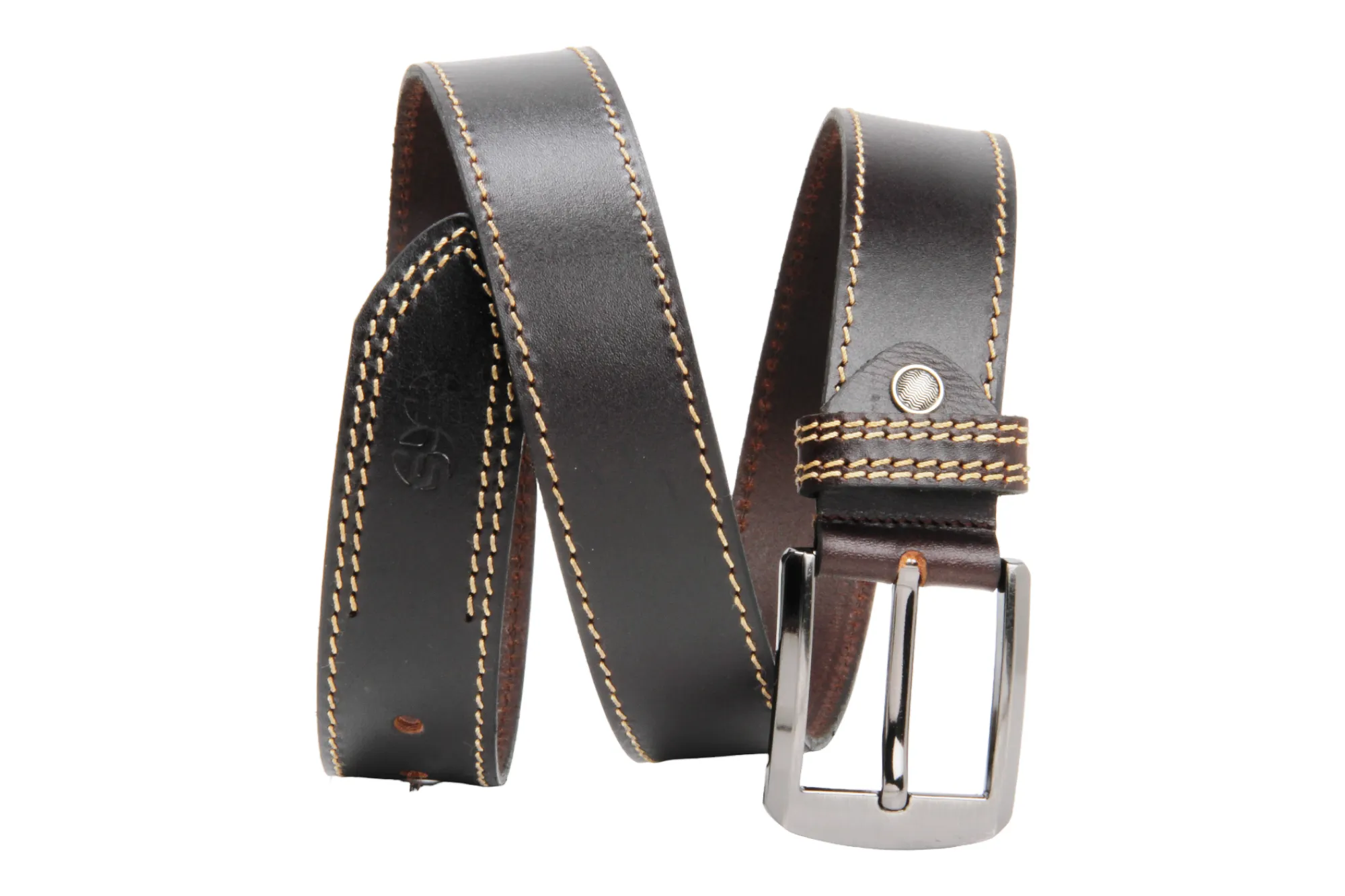 MENS LEATHER CASUAL BELT 996426