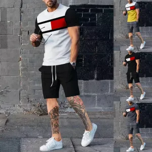 Men's T-shirt Sports Short Suit