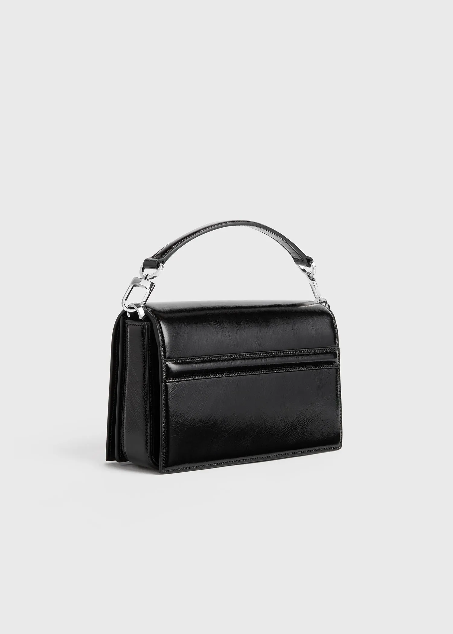 Mini T-Flap Naplack bag black