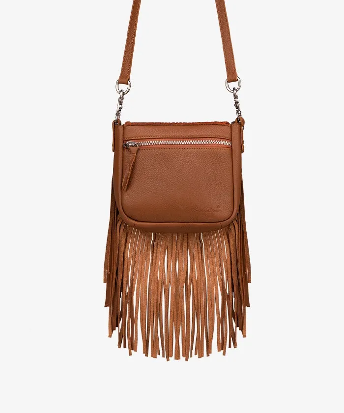 Montana West Tooled Fringe Crossbody Bag