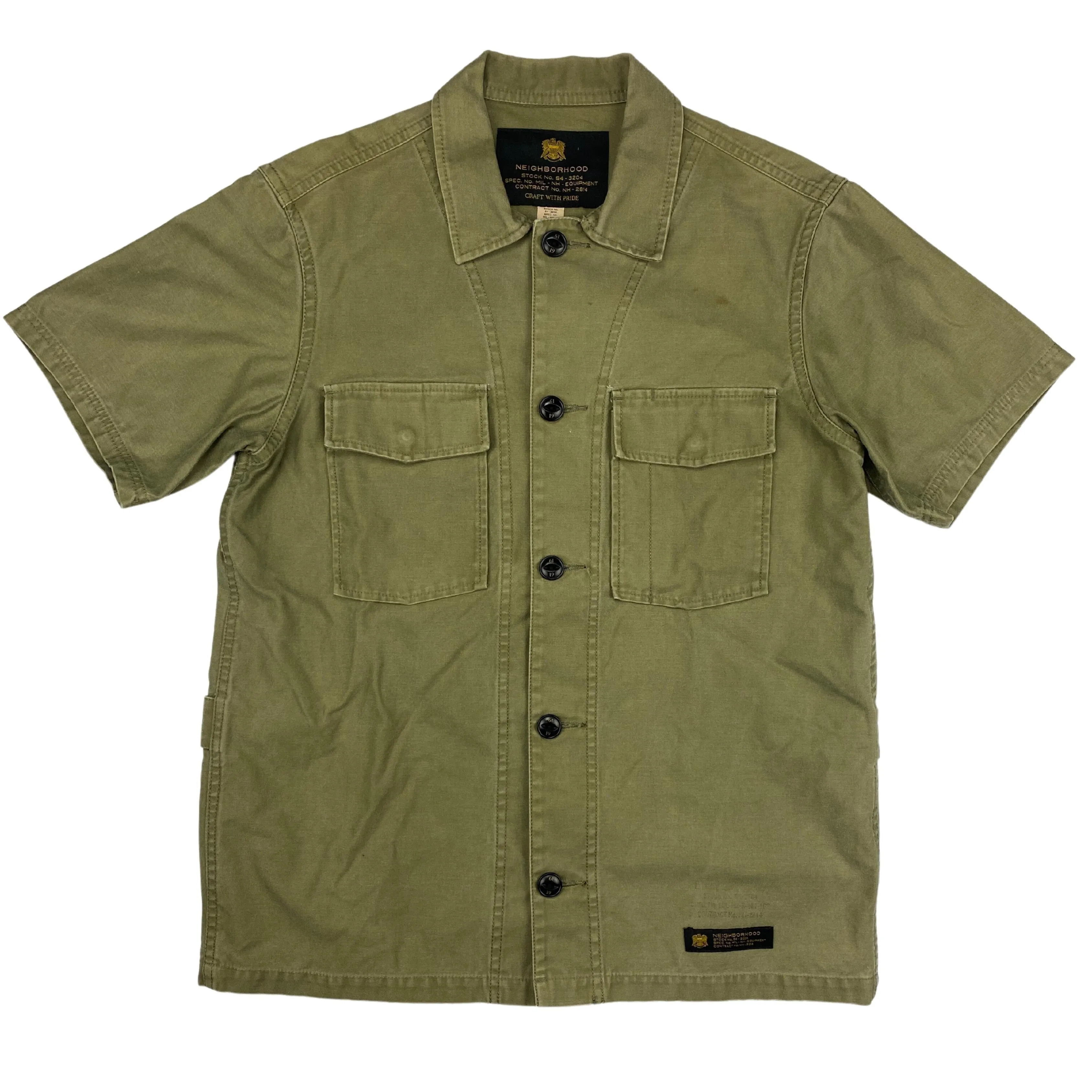 NEIGHBORHOOD KHAKI SHIRT  (S)