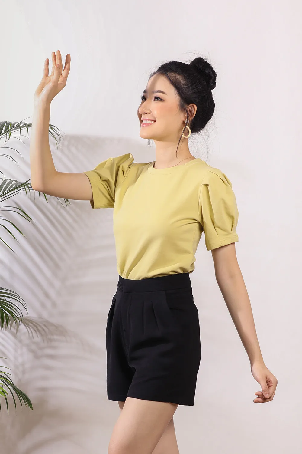 Odette Top in Dusty Yellow