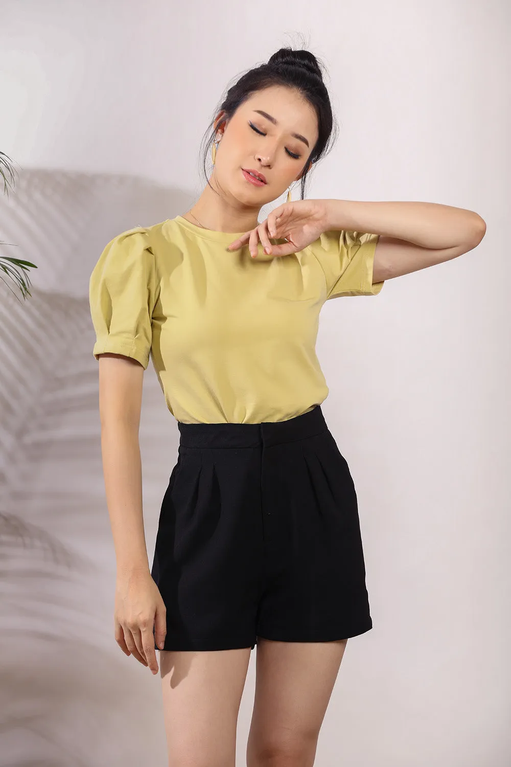 Odette Top in Dusty Yellow