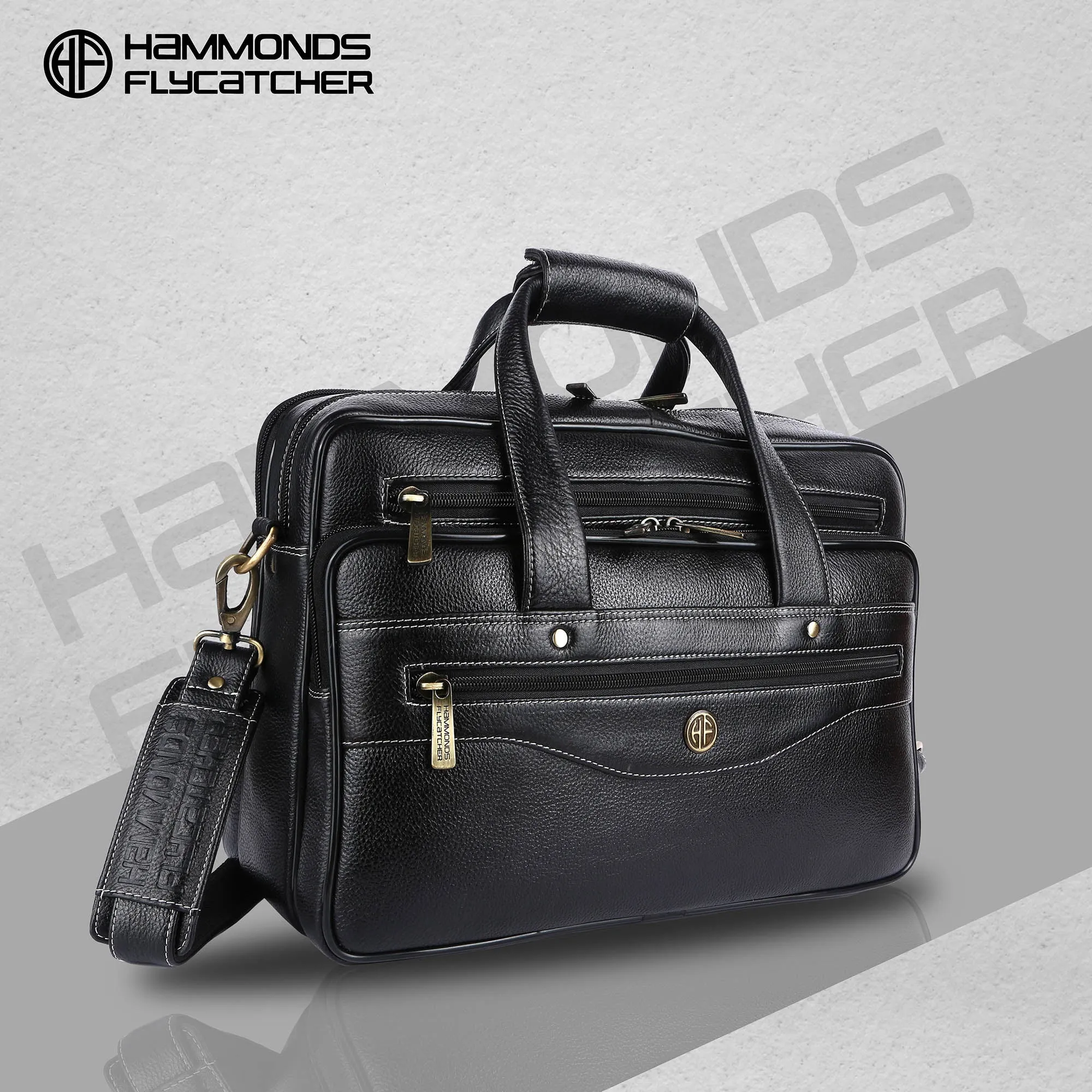 Office Laptop Bag For Men - Adjustable & Removal Strap - Multiple Compartment - Fits Upto 16" Laptop/MacBook