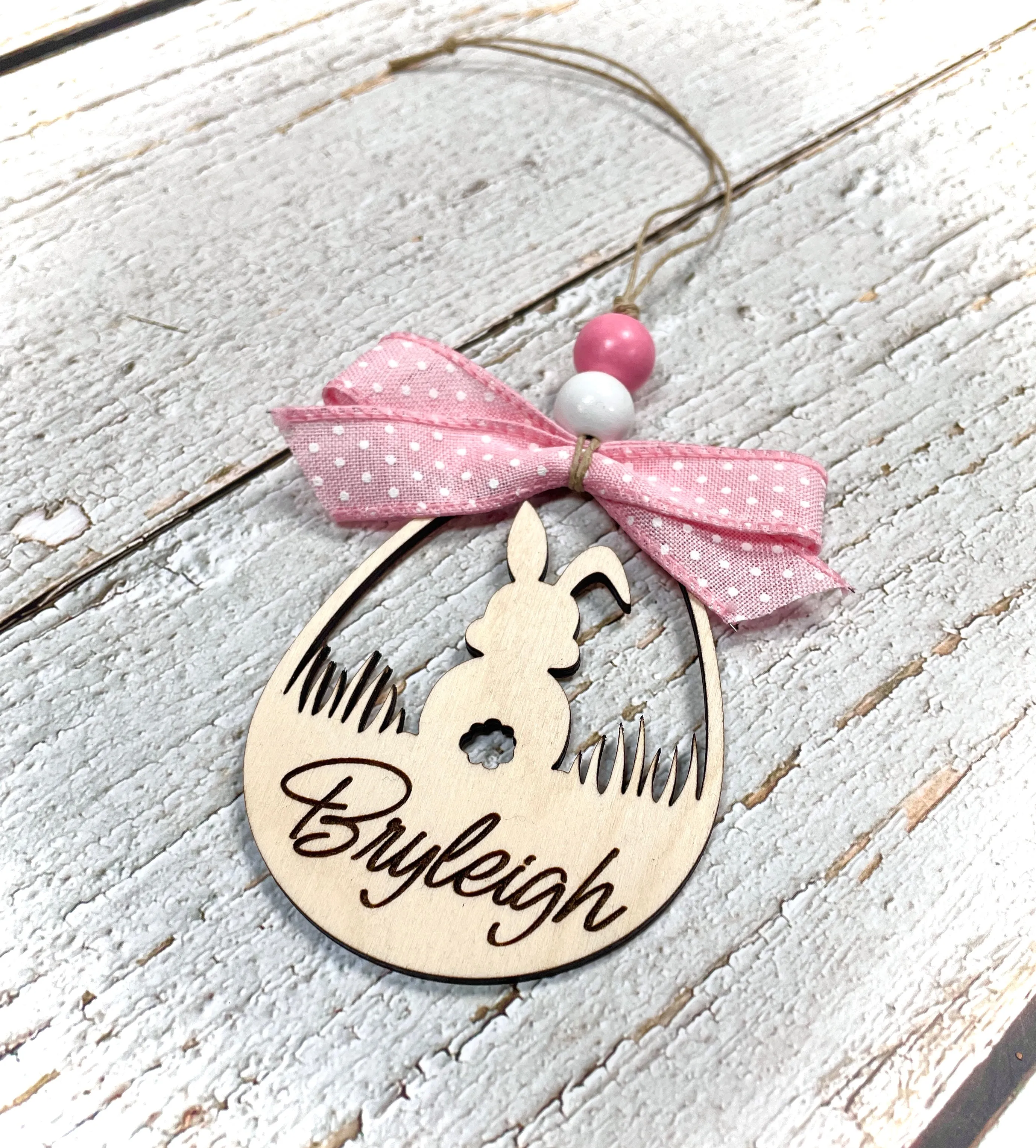 Personalized Easter Basket Tag