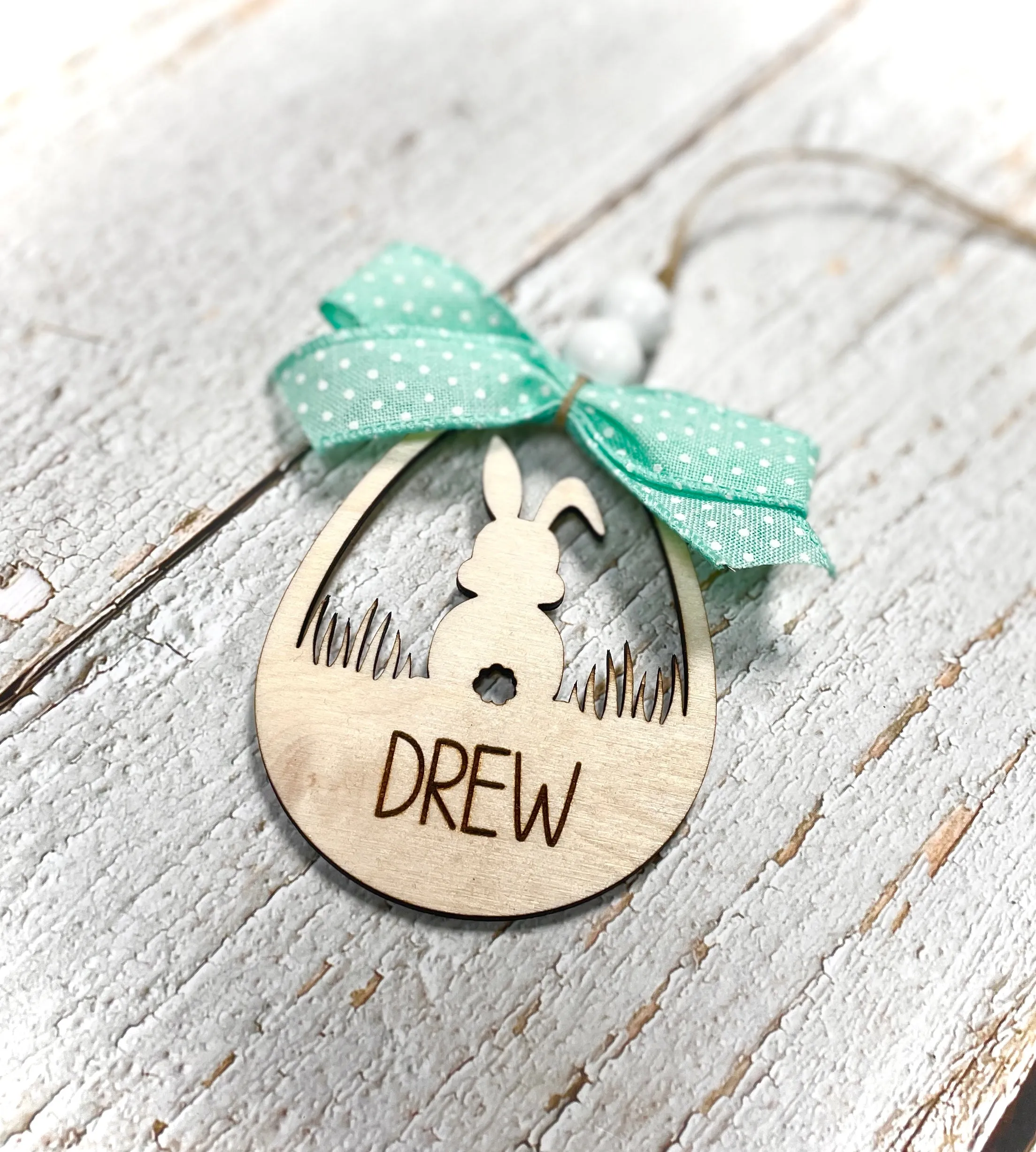 Personalized Easter Basket Tag