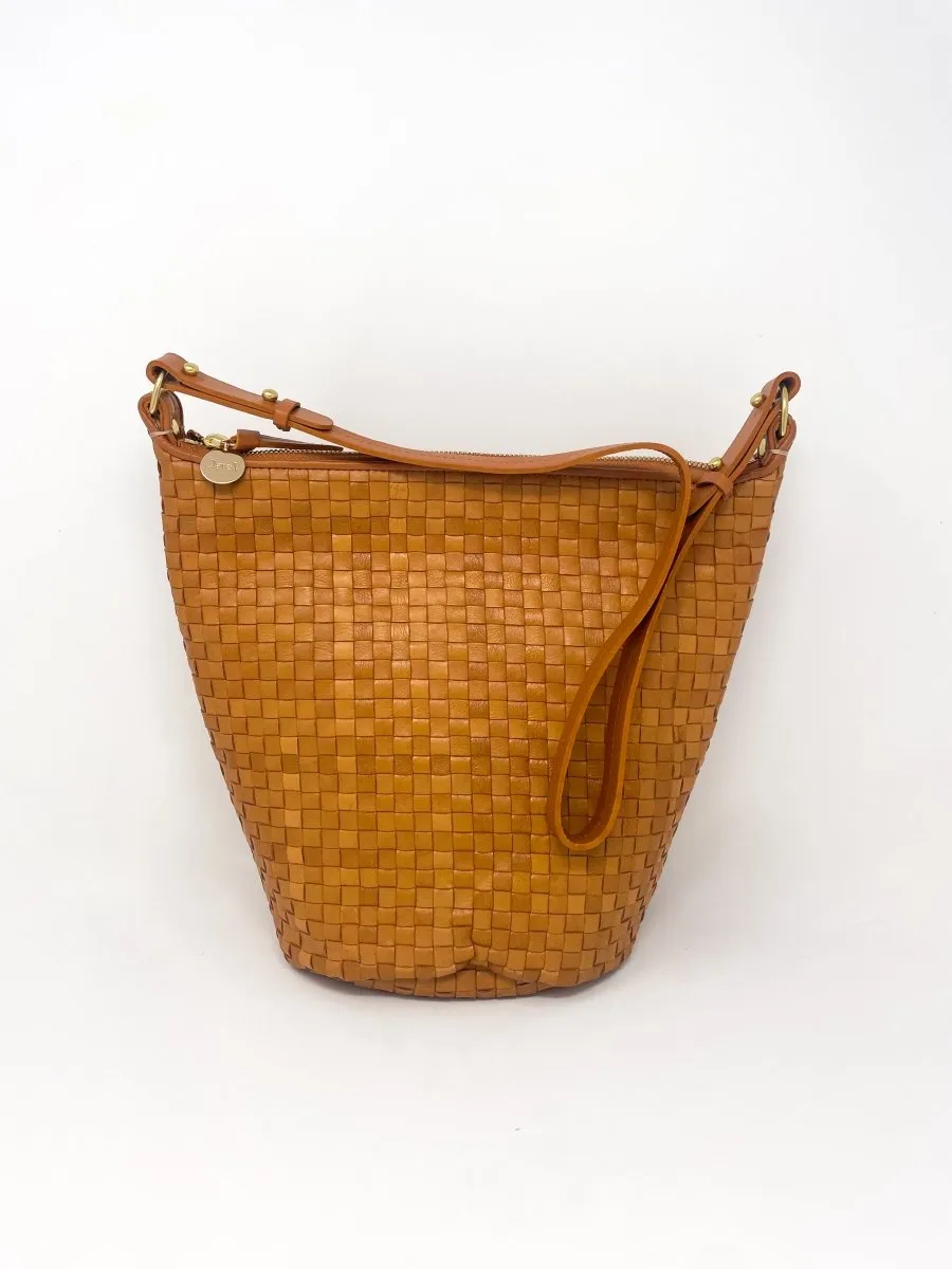 Petite Jeanne in Natural Woven Checker