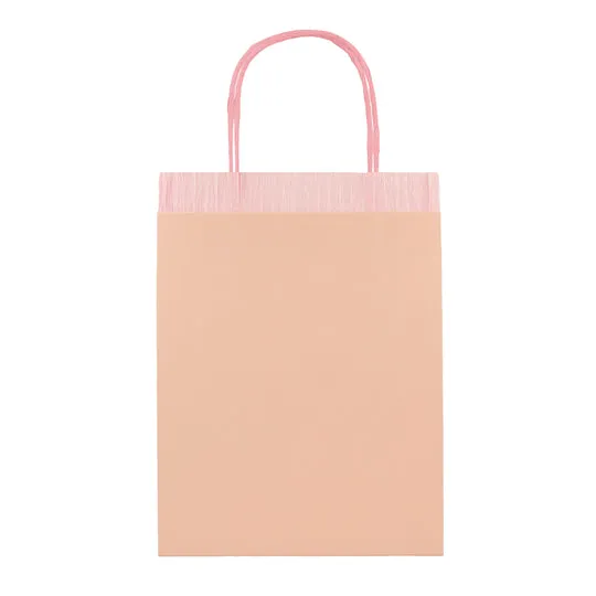 Pink Fringe Party Treat Bags 8pk S7093