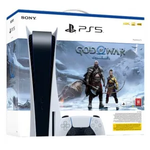 PlayStation 5 CD Edition Console   God Of War: Ragnarok Voucher-70B8