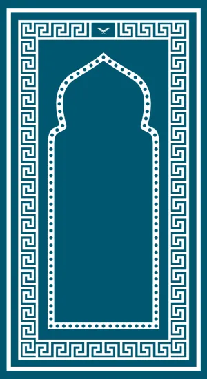 Prayer Mat Sajda Foldable-Teal