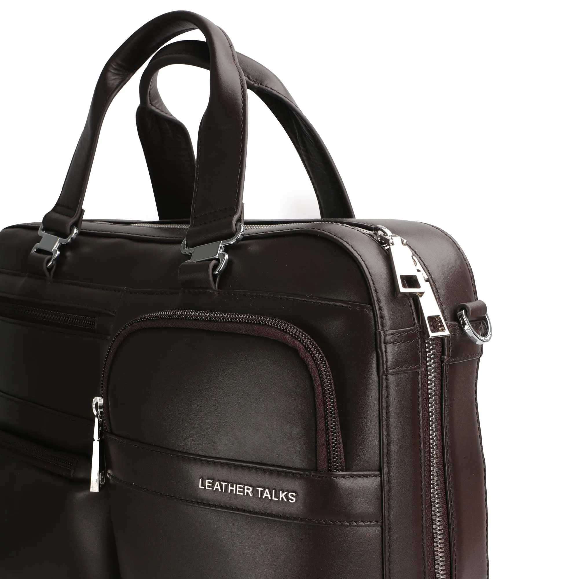 Ready to Ship Luxury Corporate Gift | Jacob Folio Bag | Leather Briefcase for Men | Genuine Leather| Colour: Black