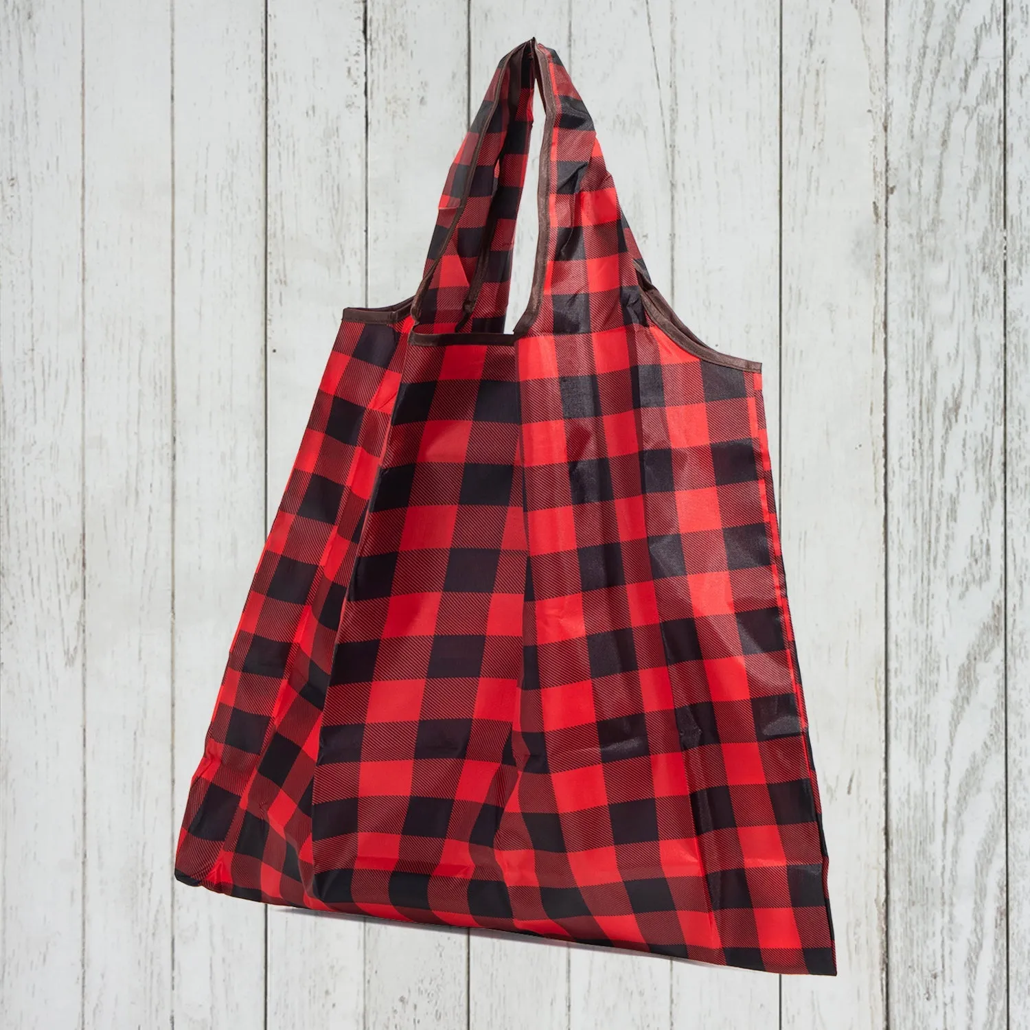 Red Check Reusable Bag