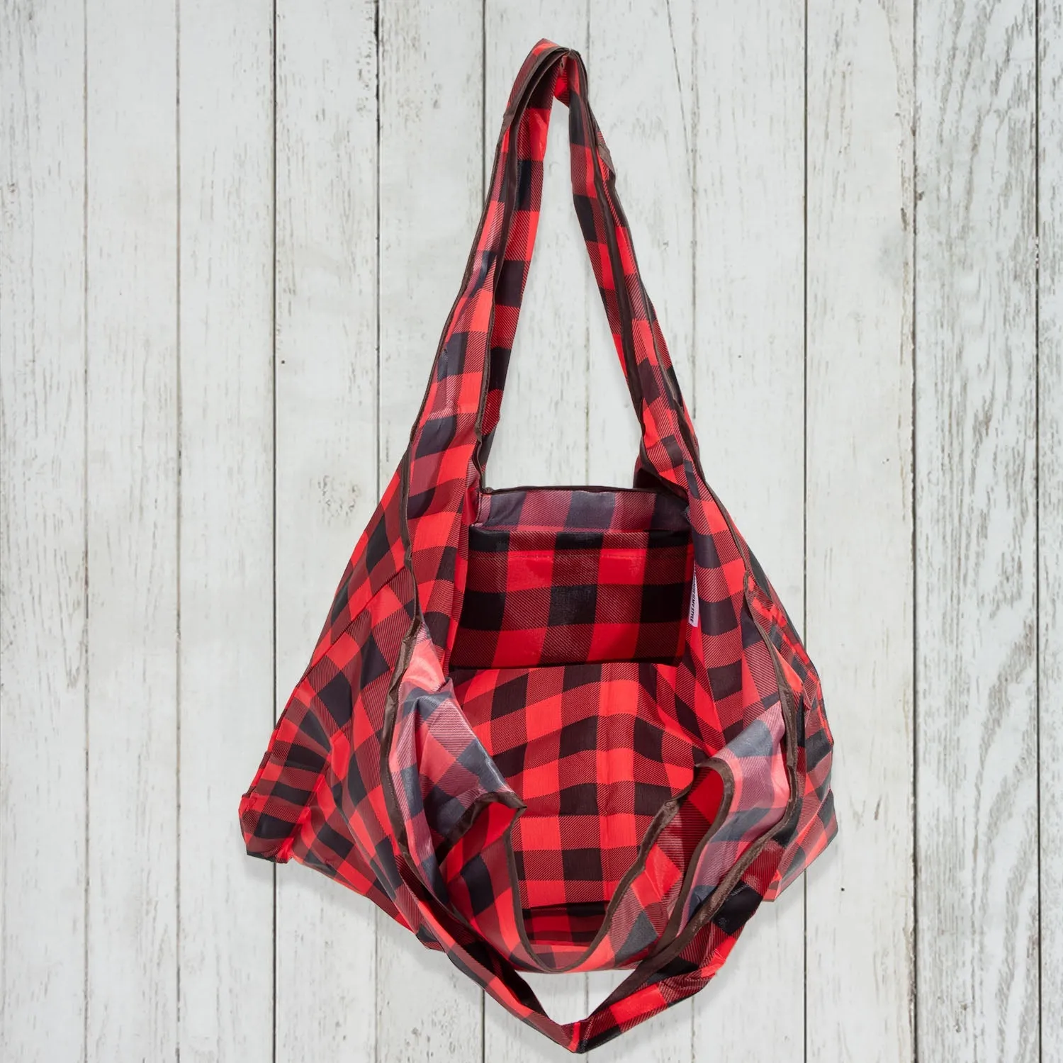 Red Check Reusable Bag