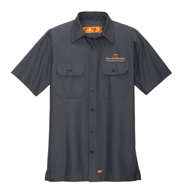 Red Kap® Short Sleeve Solid Ripstop Shirt